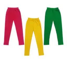 Pack of 3 Leggings with Elasticated Waist-image-50