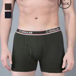 Men Pack of 3 Trunks with Elasticated Waist-picture-15