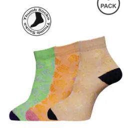 Pack of 3 Ankle-Length Socks-16