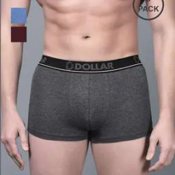 Men Pack of 3 Trunks with Elasticated Waist-picture-12