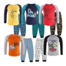 Pack of 5 Boys Graphic Print Lounge Pants & T-Shirt Set-7