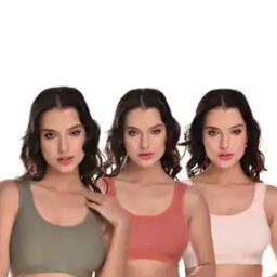 Women Pack of 3 Full-Coverage Non-Padded Bra-picture-12