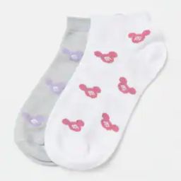 Set of 2 Block Print Everyday Socks-11