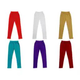 Pack of 6 Leggings with Elasticated Waist-image-49