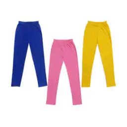 Pack of 3 Leggings with Elasticated Waist-image-87