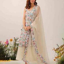 Women Floral Print Dupatta-13