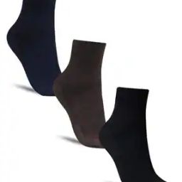 Men Pack of 3 Ankle-Length Socks with Ribbed Hem-image-63