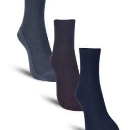 Men Pack of 3 Striped Mid-Calf Length Socks-image-66