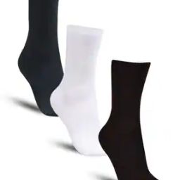 Men Pack of 3 Ankle-Length Socks with Ribbed Hem-image-108