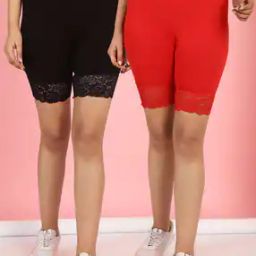 Women Pack of 2 City Shorts with Elasticated Waist-image-57