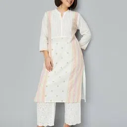 max Women Embroidered Straight Kurta-picture-20