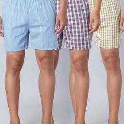 Pack of 3 Men Checked Boxers-image-69