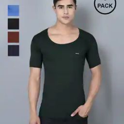 Solid Half-Sleeve Vest-picture-51