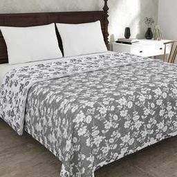 Floral Print Reversible Double-Size Comforter-image-7