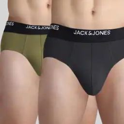 jack & jones Pack of 2 Men Briefs with Logo Waistband-picture-46