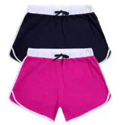 Girls Pack of 2 Regular Fit Bermuda Shorts-picture-49