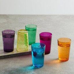 Set of 6 Textured Juice Glasses-7