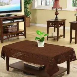 Croshia Pattern 2-Seater Rectangular Table Cover-12