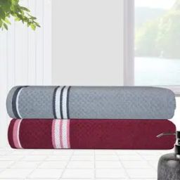 Pack of 2 Textured Bath Towels-picture-16