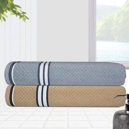 Pack of 2 Textured Bath Towels-22