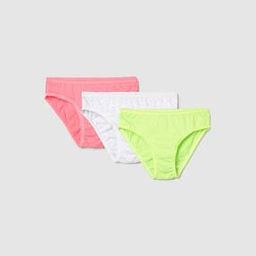 Pack of 3 Briefs with Elasticated Waist-image-80