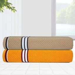 Pack of 2 Textured Bath Towels-image-98