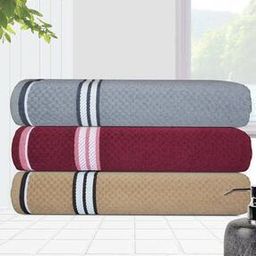 Pack of 3 Textured Bath Towel-image-18
