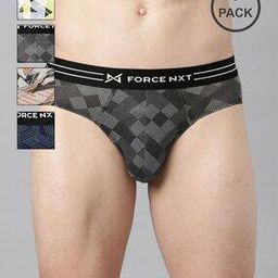 Pack of 5 Men Printed Briefs with Elasticated Waist-image-41