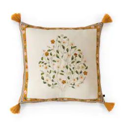 Floral Print Square Cushion Cover 16" x 16"-image-95