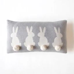 Knitted Rectangular Cushion Cover 12" x 20"-picture-24