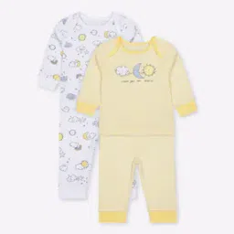 Pack of 2 Printed Nightsuit Set-image-14