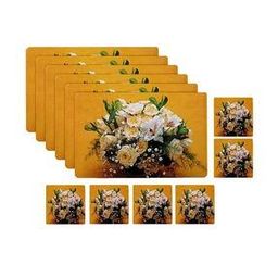 Waterproof 6 Piece Placemats with 6 Piece Coasters Set-image-62