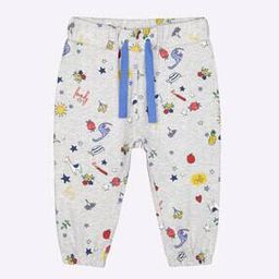 Printed Joggers with Contrast Drawstring-picture-14