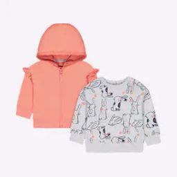 Printed Sweatshirt & Hoodie Set-image-30