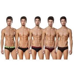 Men Pack of 5 Cotton Briefs with Elasticated Waistband-29