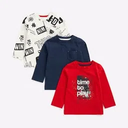 Pack of 3 Round-Neck T-shirts-picture-24