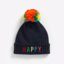 Beanie with Contrast Pom-Pom-image-2