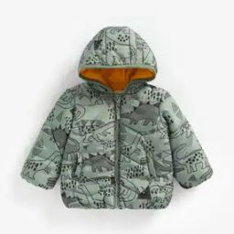 Graphic Print Zip-Front Hooded Jacket-picture-25