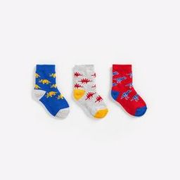 Pack of 3 Printed Socks-4