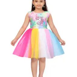 Colour-Blocked Fit & Flare Dress-image-20