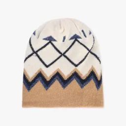 Boys Chevron Knit Beanie-image-85