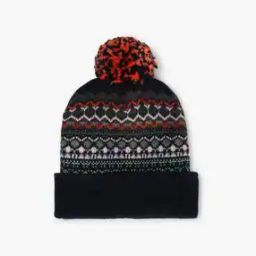 Boys Geometric Pattern Beanie-image-97