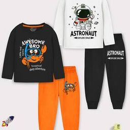Pack of 2 Graphic Print Sets with Full Sleeves-picture-27