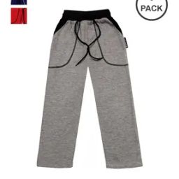 Boys Solid Straight Track Pants-40