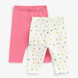 Pack of 2 Leggings with Elasticated Waistband-image-123