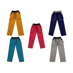 Boys Solid Straight Track Pants-image-1