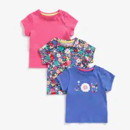 Pack of 3 Slim Fit Round-Neck Tops-image-83