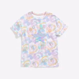 Printed Round-Neck T-shirt with Embellishments-picture-12
