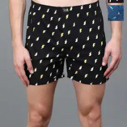 Men Pack of 2 Printed Cotton Boxers-20