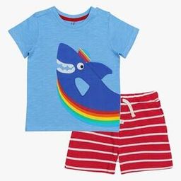 Cotton T-Shirt with Shorts-image-95